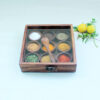 wooden masala box round myindianbrand