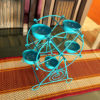 Ferris Wheel Cupcake Stand (Revolving) Blue Oval - Image 3