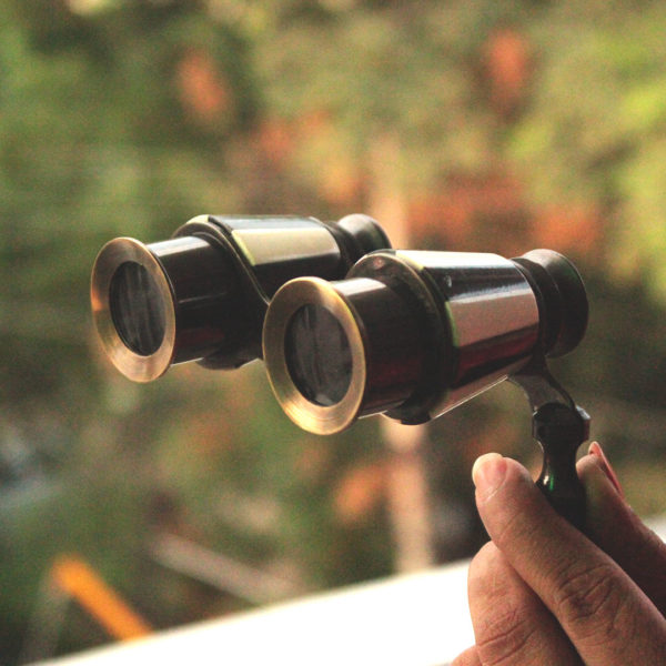 vintage binocular black and white mib