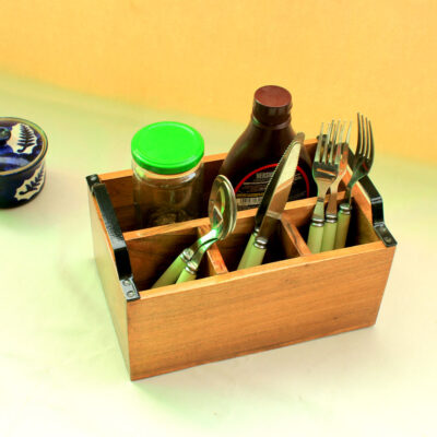 cutlery stand with caddy mib