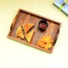 wooden sheesham serving tray medium myindianbrand