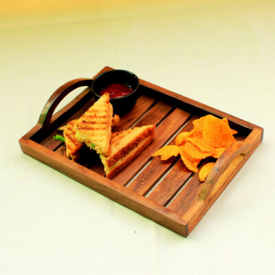wooden serving tray mib small
