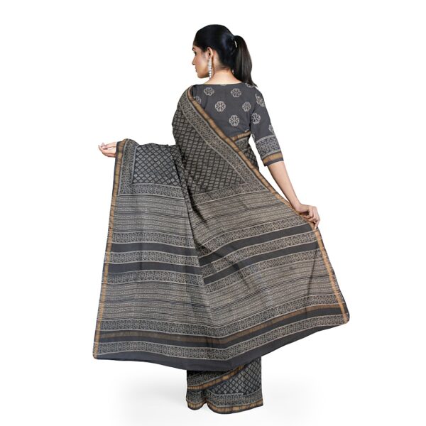 chanderi silk saree buy online with zari border myindian brand