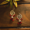 myindianbrand swirl red jhumki