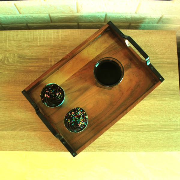 myindianbrand serving tray wooden