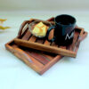 myindianbrand set of sheesham trays