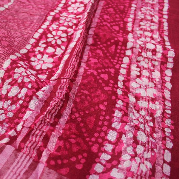 myindianbrand-handblock-pink-red-pattern-cotton-linen-saree-with-zari-border-3jpg