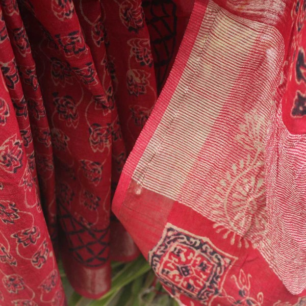 myindianbrand-handblock-white-pink-cotton-linen-saree-with-zari-border-7jpg