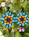 Mandala Seed Beads Earrings