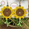 Sunflower Handmade Earrings