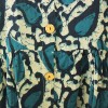MyIndianBrand Block Printed Floral Cotton Dress (Indigo, White) - Image 4